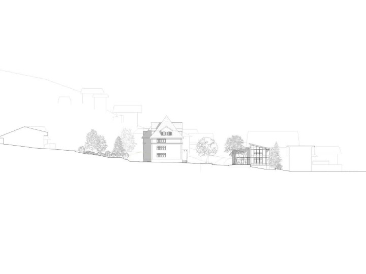 Arcollage Schule Spiezmoos Westfassade
