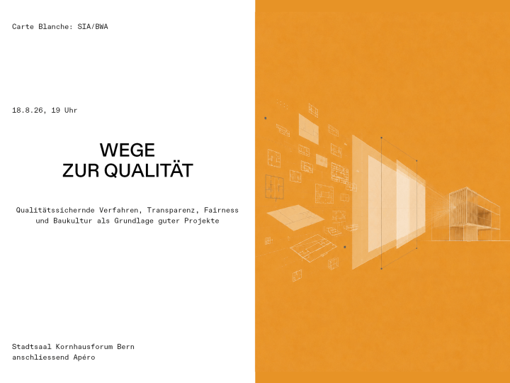 Architekturforum Bern Flyer CarteBlanche