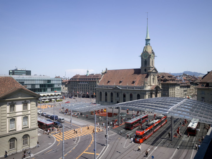 Arcollage Bahnhofplatz Bern Bild 1