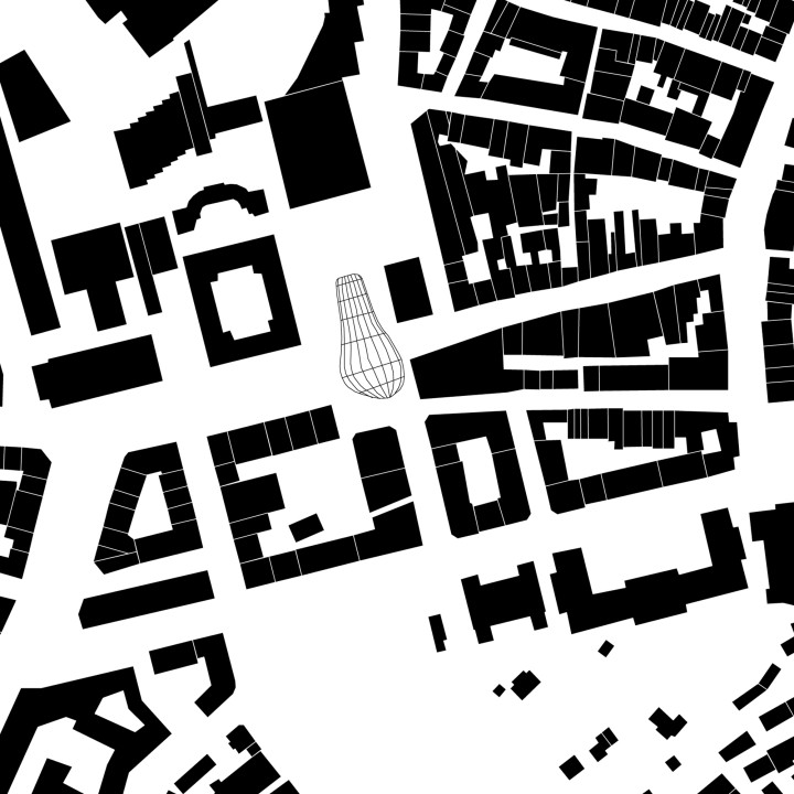 Arcollage Bahnhofplatz Bern Schwarzplan