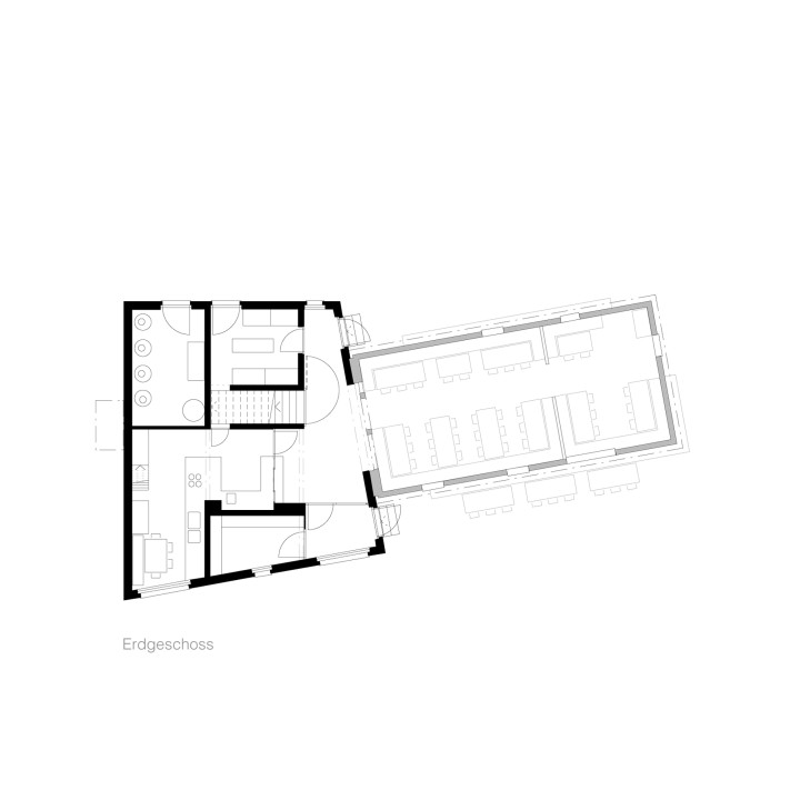 Arcollage Dossenhuette SAC Grundriss EG