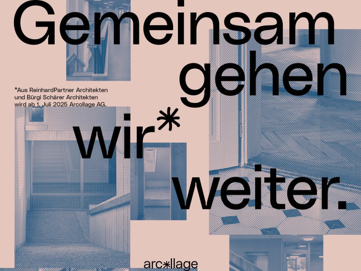 Arcollage Flyer Gemeinsam weiter
