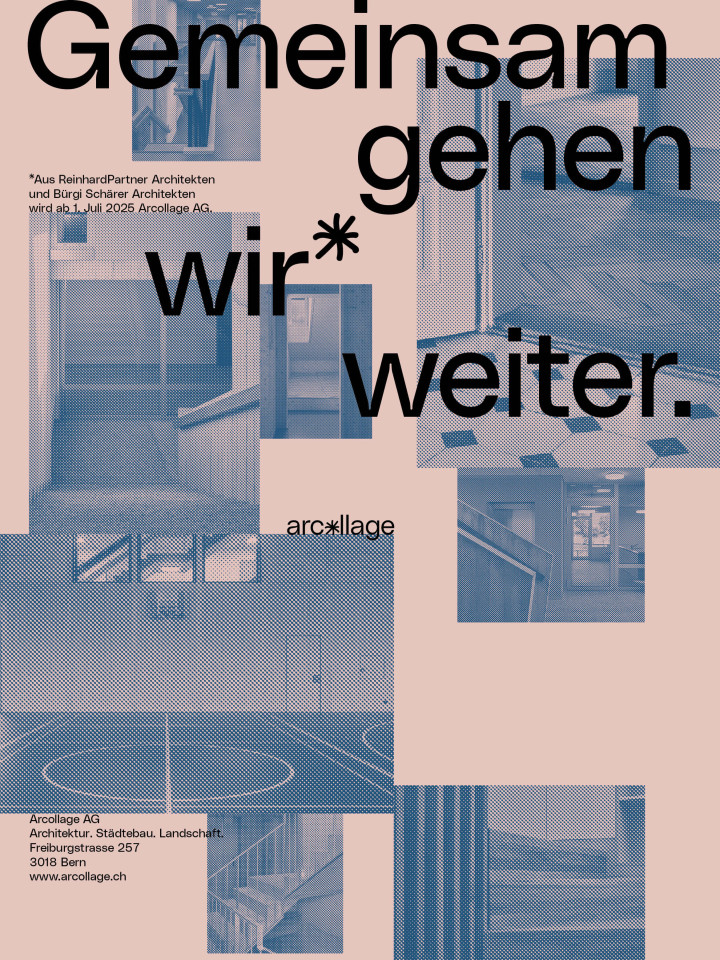 Arcollage Flyer Gemeinsam weiter