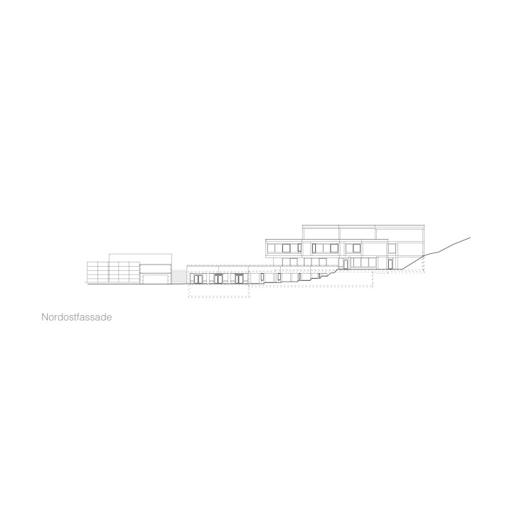 Arcollage Schule Lutertal Bolligen Nordfassade