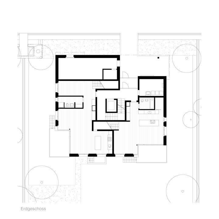 Arcollage Schoenberg Ost Grundriss EG